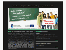 Tablet Screenshot of mamzawod.gwsp.edu.pl