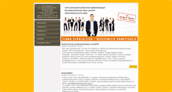Desktop Screenshot of firmasymulacyjna.gwsp.edu.pl